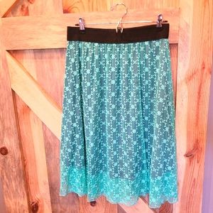 Lularoe Lola Midi Lace Skirt size Medium